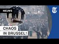Zo gingen relschoppers tekeer in Brussel