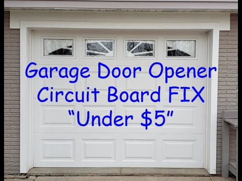 Garage Door Remote Not Working / Logic Board Repair