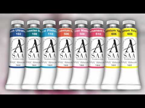 SAA Artists' Quality Watercolour - Floral Set