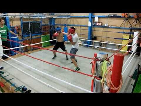 スタートラインボクシング スパーリング Kenta1号 VS Atsumu 2017年6月