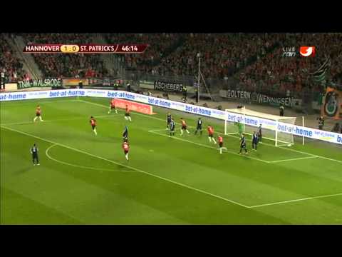 Hannover 96 vs St. Patrick's Europa League Tore 2012