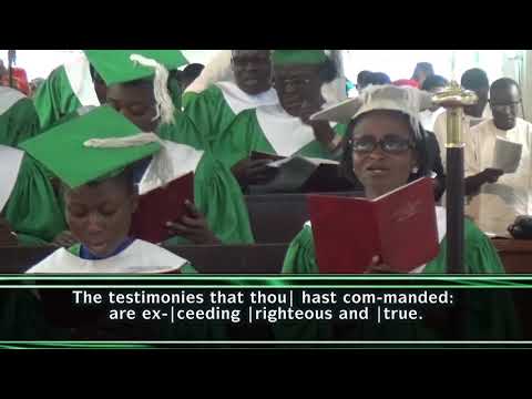 Chanting of Psalm 119:129-144 (with lyrics)