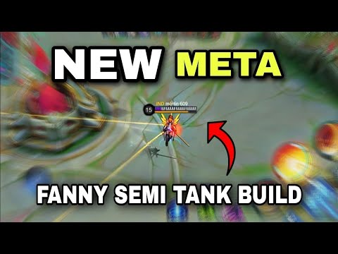 FANNY SEMI TANK BUILD FOR NEW META | FANNY SOLO RANK GAMEPLAY| FANNY MLBB