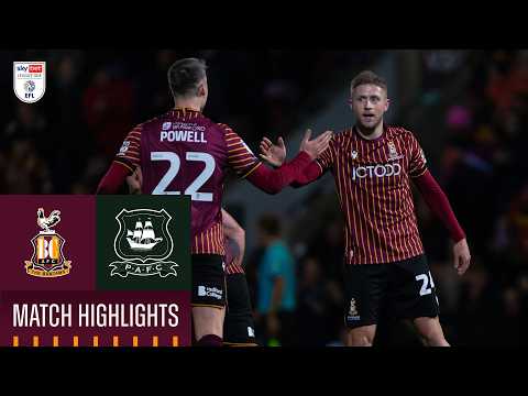 AFC Association Football Club Bradford City 1-1 FC Plymouth Argyle