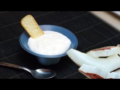 Crema al cocco senza uova