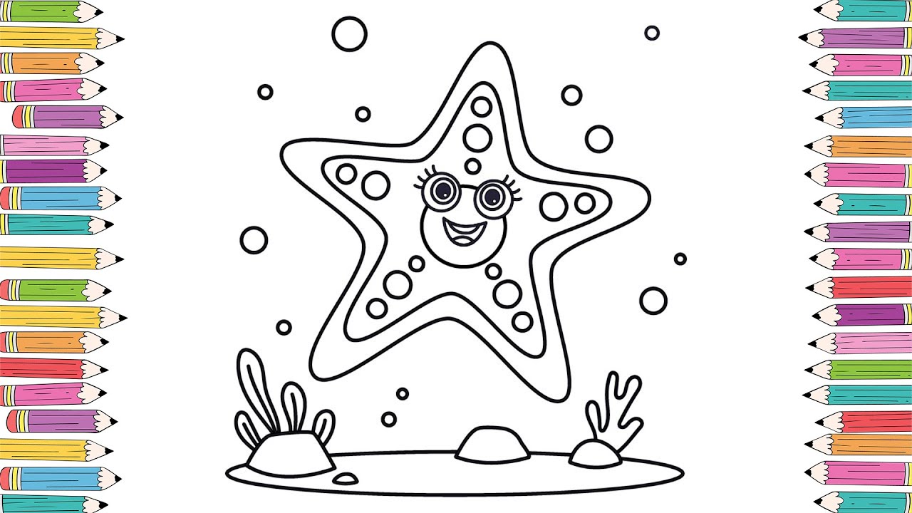 How to Draw Star for Baby | Star Coloring Pages | Draw and Coloring for Kids