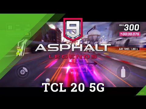 Asphalt 9 in TCL 20 5G (Screen Record) - Snapdragon 690 Performance