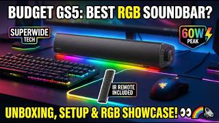 Video thumbnail for Creative Sound Blaster GS5 Review: Gaming Soundbar Setup & RGB Guide | 60W Tech by Gadget Home Tech Gear Reviews 2026