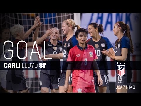 WNT vs. Thailand: Carli Lloyd Third Goal - Sept. 15, 2016