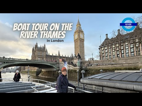 Boat Tour on the River Thames in London