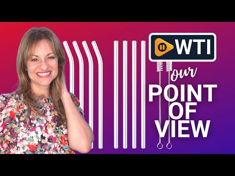 HIWARE Reusable Glass Straws - WTI product video review