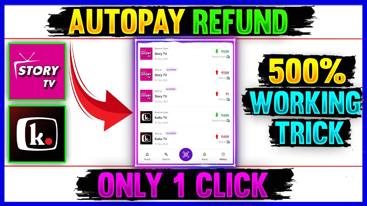 Kuku TV autopay band kaise kare - Step by step guide Hindi me