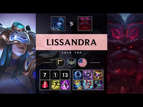 Lissandra Top vs Ornn - NA Challenger Patch 25.16