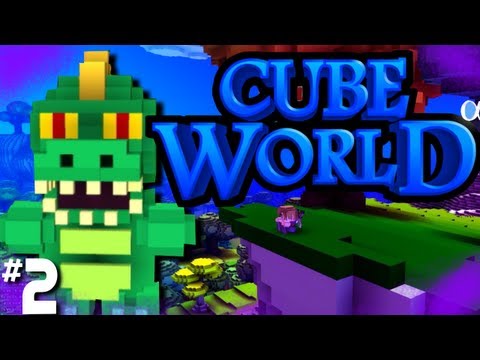 Cube World Gameplay - Part 2 - City Life (Open Alpha)