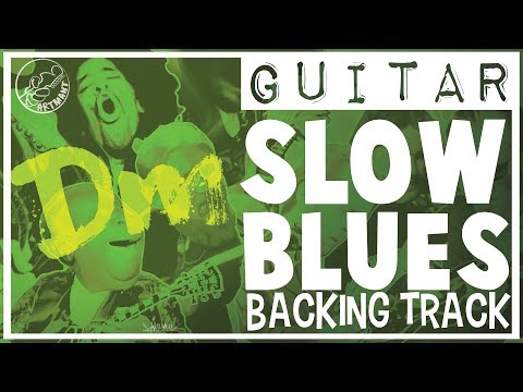 Slow Blues Backing Track in D Minor