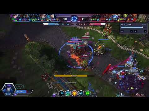 Heroes of the Storm - DVA bomb + Cassia Valkyrie triple kill :3