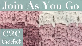 C2C Join As You Go Pattern - Pt 2:  3 Ways to Join Your Corner to Corner Blocks Step by Step