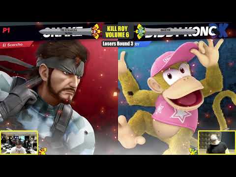 duck190 (Diddy Kong) vs THE El Scorcho (Snake) - Kill Roy Volume 6 Losers Top 8 Qualifier