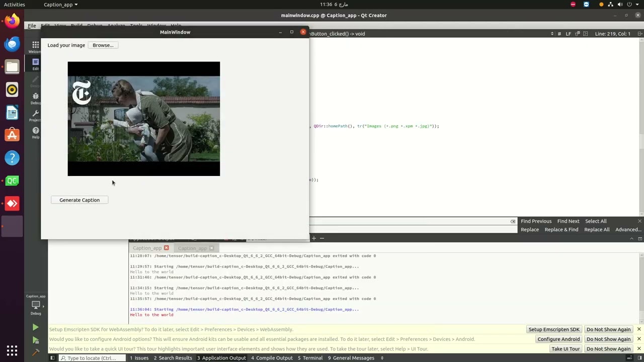 Blip Image Captioning Transformer deploy on C++ ONNX