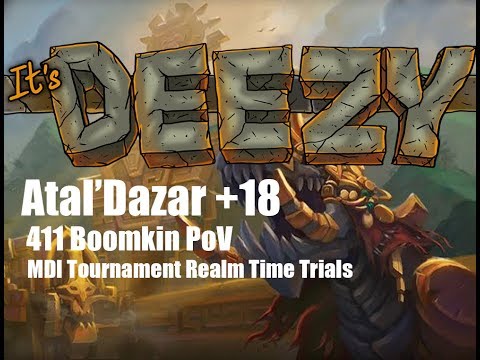 +18 Atal'Dazar MDI Realm Boomkin POV Mythic+ Explosive/Raging/Fortified/Reaping
