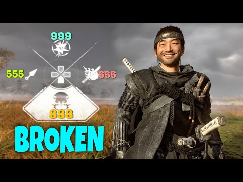 Developers Team Didn't Think Anyone Would Try This Build 💀 GHOST OF TSUSHIMA