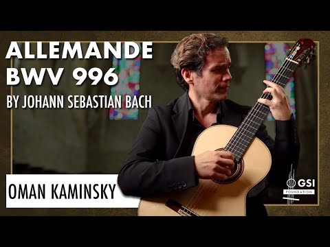 Bach's "Lute Suite In E Minor, BWV 996: Allemande" played by Oman Kaminsky on a Colin Van Aelbrouck