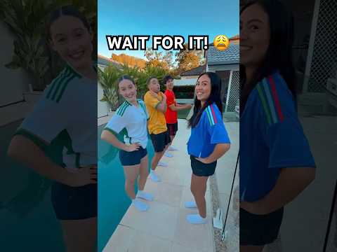 WAIT FOR IT! 😳😅 #challenge #game #friends #shorts