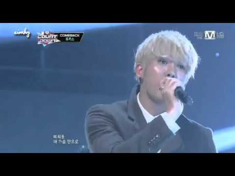 [HD] 130307 Love is Painful U-Kiss Come Back Stage @ M Countdown