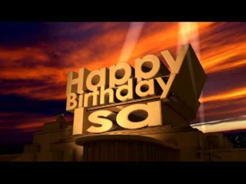 Happy Birthday Isa