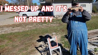 I messed up! It's time to make something out of my mistake