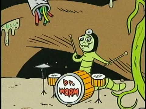 They Might Be Giants - "Doctor Worm" - KaBlam! [HD]