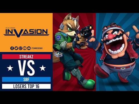 Invasion: April 2023 - Losers Top 16 RSN| Streakz (Fox) vs PXL| SBF (Wario)
