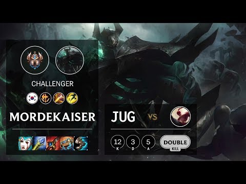 Mordekaiser Jungle vs Lee Sin - KR Challenger Patch 10.4