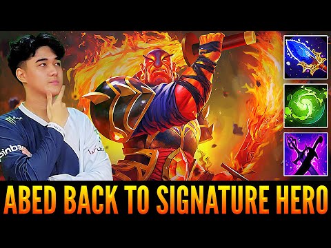 ABED Back To His Signature Hero | 25 Master Rank Insanely Good Ember Spirit Gameplay | Patch 7.31d |