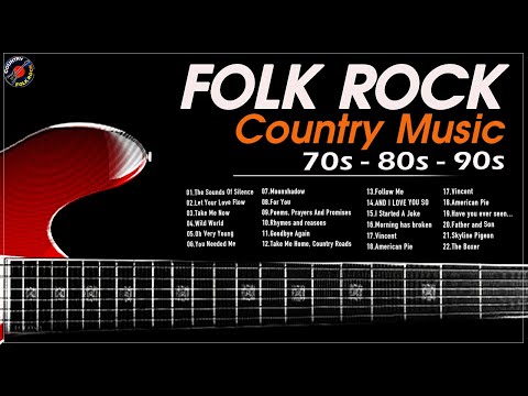 Top 100 Folk Rock Country Music Of 70s 80s 90s  Playlist - Best Folk Rock Country Collection 2021