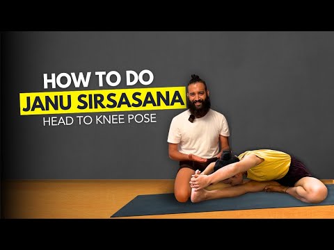 How To Do Janu Sirsasana ( Head To Knee Pose ) | Forward Bends | Iyengar Yoga