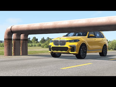 Cars vs Low Pipes – BeamNG.Drive