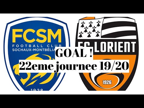 Sochaux - Lorient [0-(4)] GOAL 83' (Yoane Wissa) 22ème journée 2019/20
