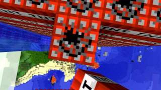 preview picture of video 'Minecraft - TNT tower FAIL part 2'