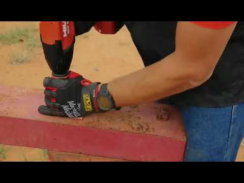 Loosening those big bolts with the SIW9-A22 impact wrench makes for light work.