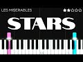 Les Misérables - Stars | EASY Piano Tutorial