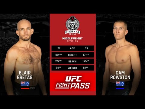 Eternal MMA 91: Cam Rowston vs Blair Bretag | November 30th, 2024