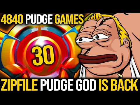 TOP BUTCHER SPAMMER DOTABUFF! 4840 MATCHES | GRANDMASTER TIER ZIPFILE PUDGE IS BACK | Pudge Official