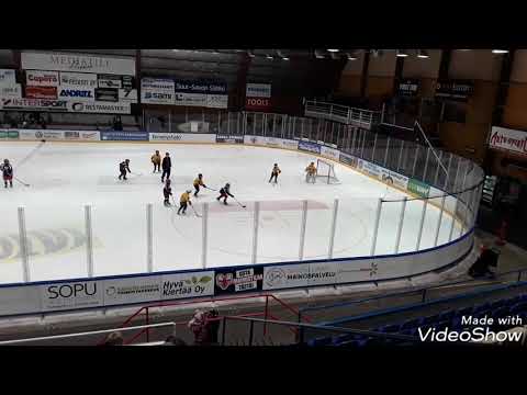 Torjuntakooste #8, jääkiekkomaalivahti 8v, KalPa F2 Etelä - SaPKo F2, Savonlinna 9.2.2019