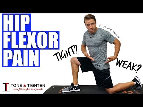 Best Exercises For Hip Flexor Pain - From a Physical Therapist Video