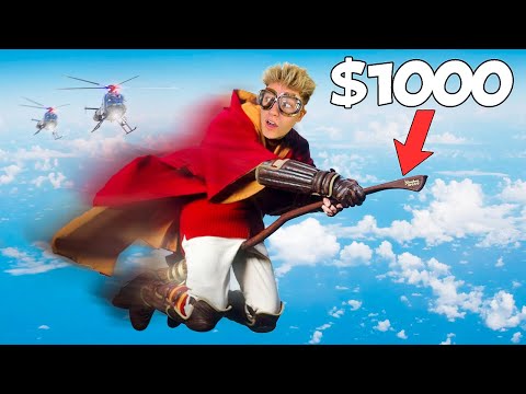 I Rode a REAL Flying Broomstick like Harry Potter!