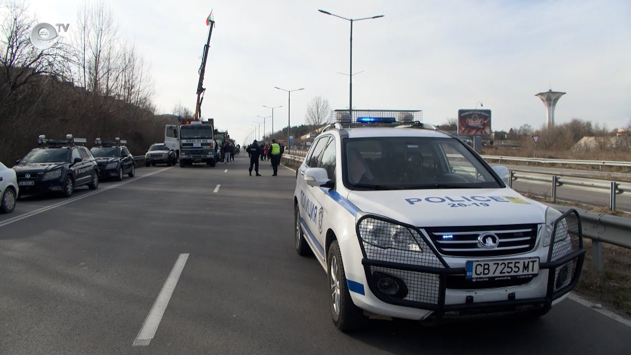 4 часа продължи протестът на земеделските производители в Хасково