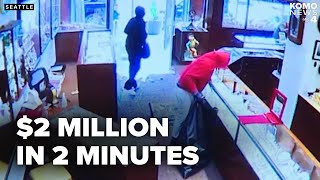 Robbery crew hits Seattle jewelry store for $2 million in watches, jew