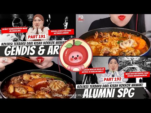 NADIA OMARA X MUKBANG ASMR|| GENDIS & ARI👫👩‍❤️‍👨