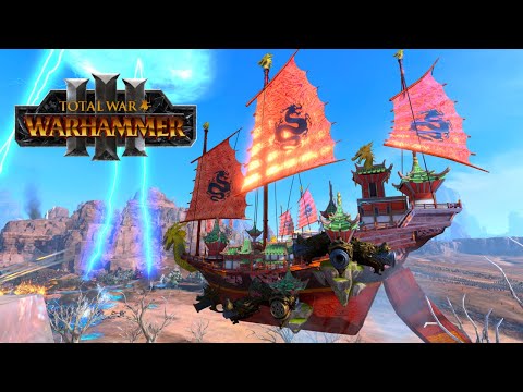 Total War WARHAMMER 3 - Grand Cathay VS Greenskins | FIRESupport | Firework Show | 4K